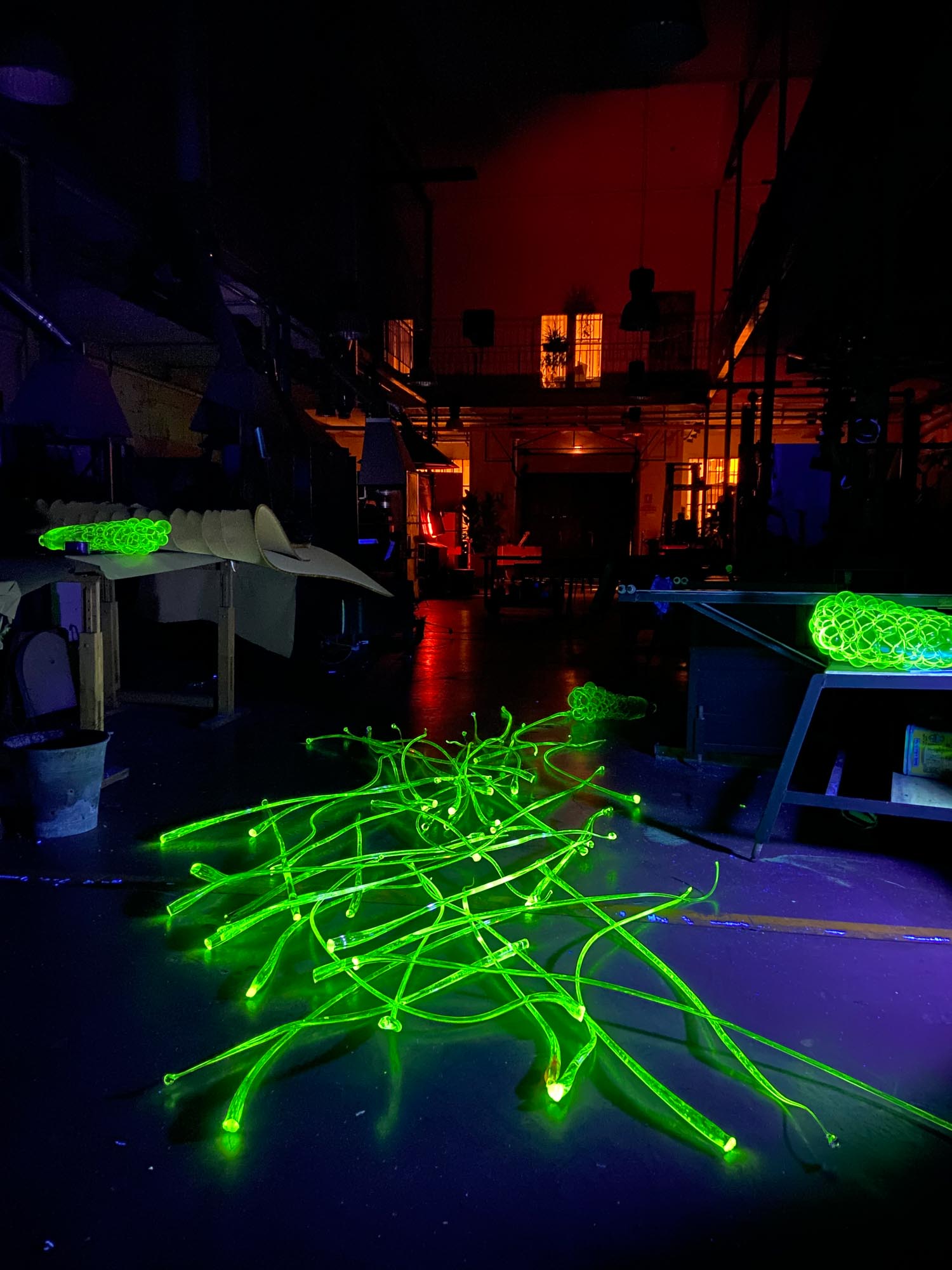 Photographie des recherches en cours d’Estrid Lutz dans l’atelier du Cirva, 2022.
© Estrid Lutz, photo © Estrid Lutz