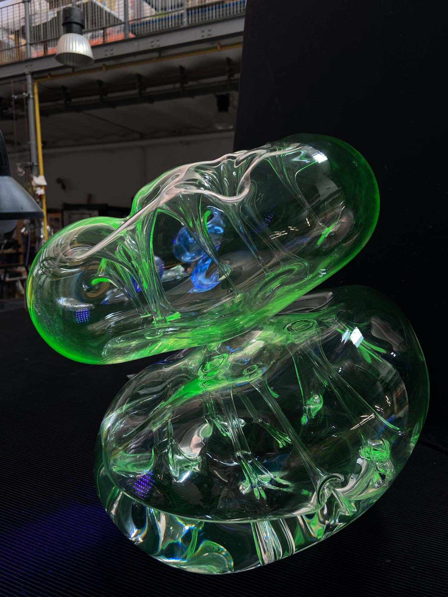 Photographie des recherches en cours d’Estrid Lutz dans l’atelier du Cirva, 2021.
© Estrid Lutz, photo © Estrid Lutz