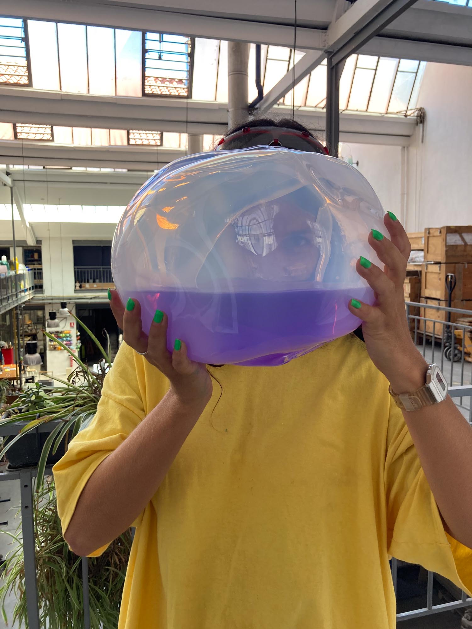 Photographie d’Estrid Lutz au Cirva, 2023.
© Estrid Lutz, photo © Estrid Lutz