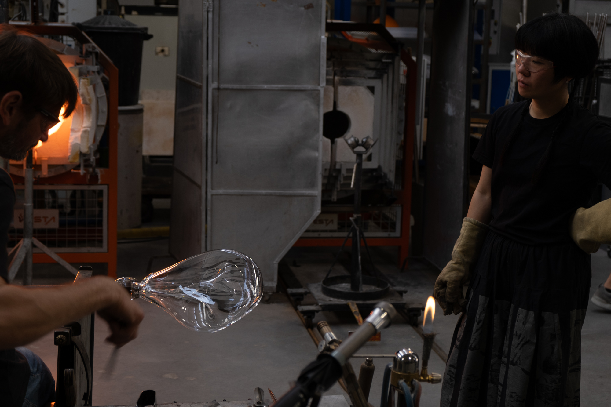 Photographie de HaYoung et David Veis au Cirva, en 2025.