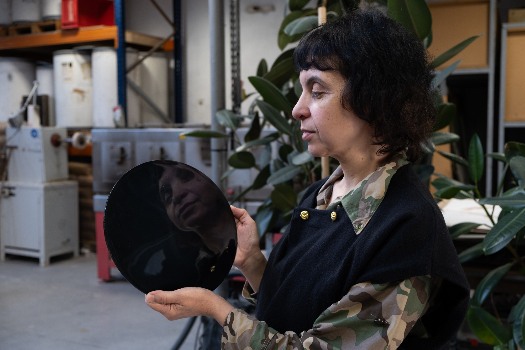 Photo de Jumana Emil Abboud et de ses recherches en cours au Cirva, 2025.
© jumanaemilabboud ; photo © Cirva / Bérangère Huguet